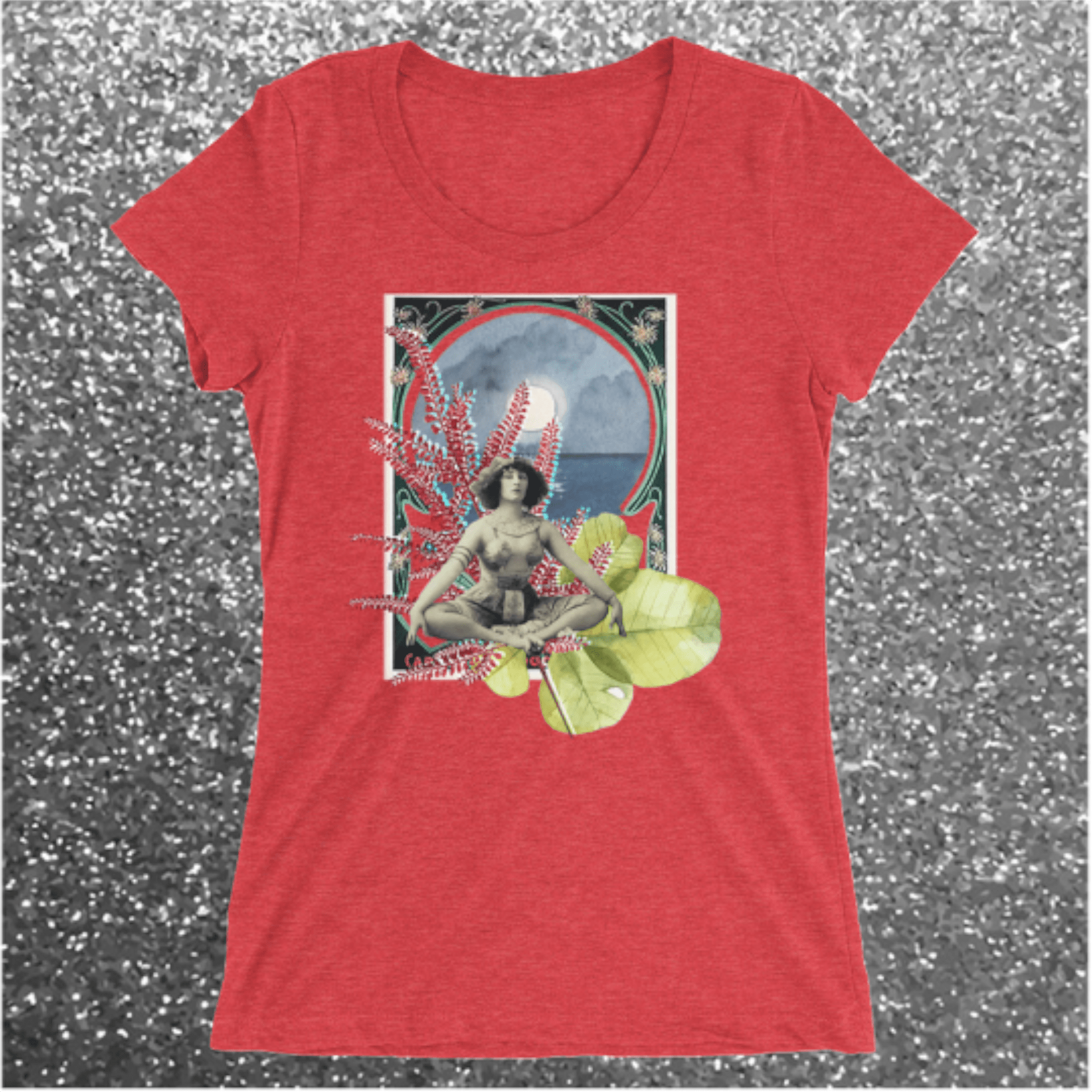 August Valentine Womens M-2 Limited Edition Fitted Graphic T Shirt - Image 4