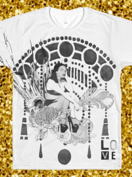 Mens Graphic T "The Lover" August Valentine