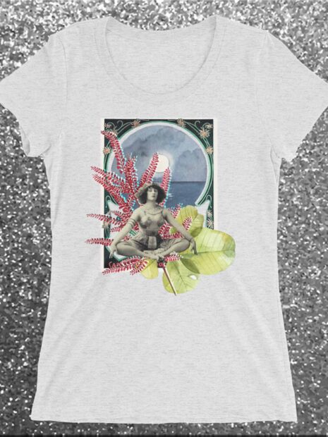 August Valentine Womens M-2 Limited Edition Fitted Graphic T Shirt