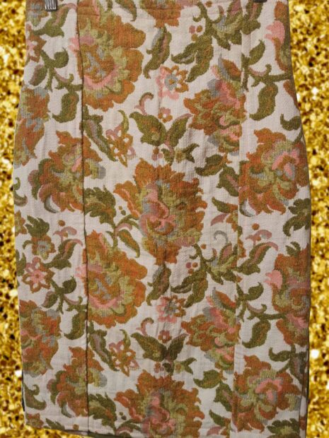 Fall Flowers Pin Up Pencil Skirt