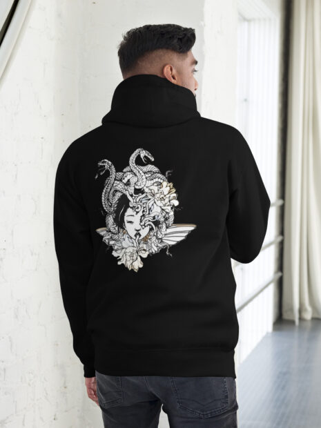 Stone Eyes August Valentine Graphic Hoodie