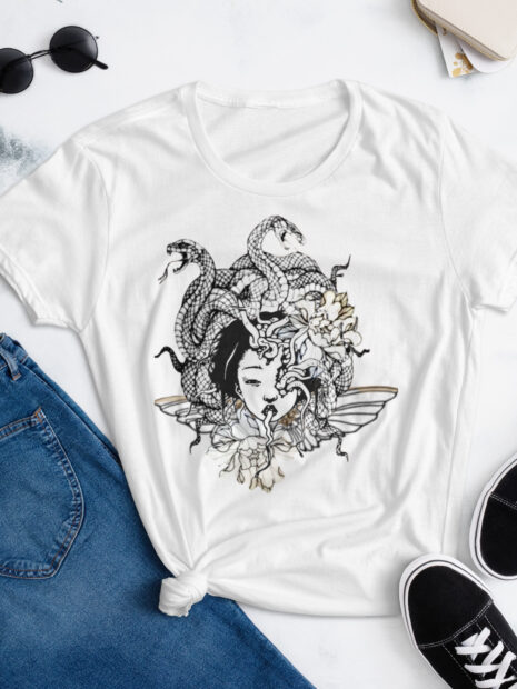 Stone Eyes August Valentine Women's Graphic T