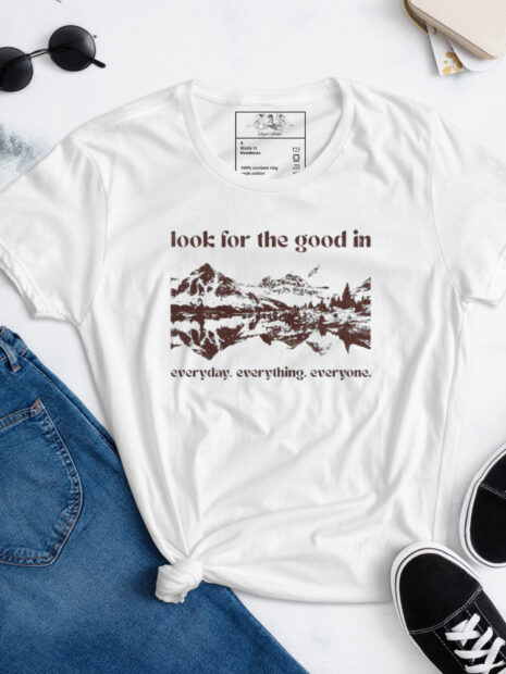 Women's Look for the Good Fitted Cotton T Shirt