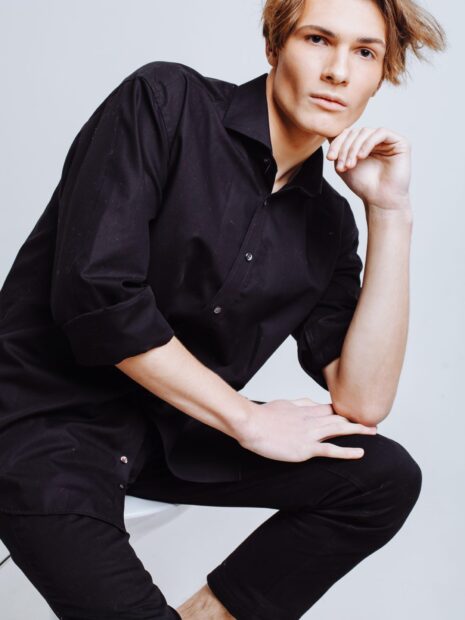 Black Cotton Shirt